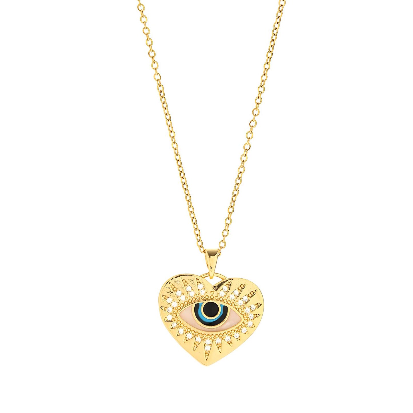 Heart Eyes Necklace | Evil Eye Collection