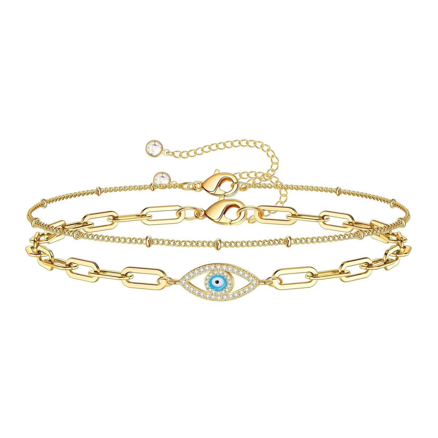 Siren Eyes Double Bracelet | Evil eye collection