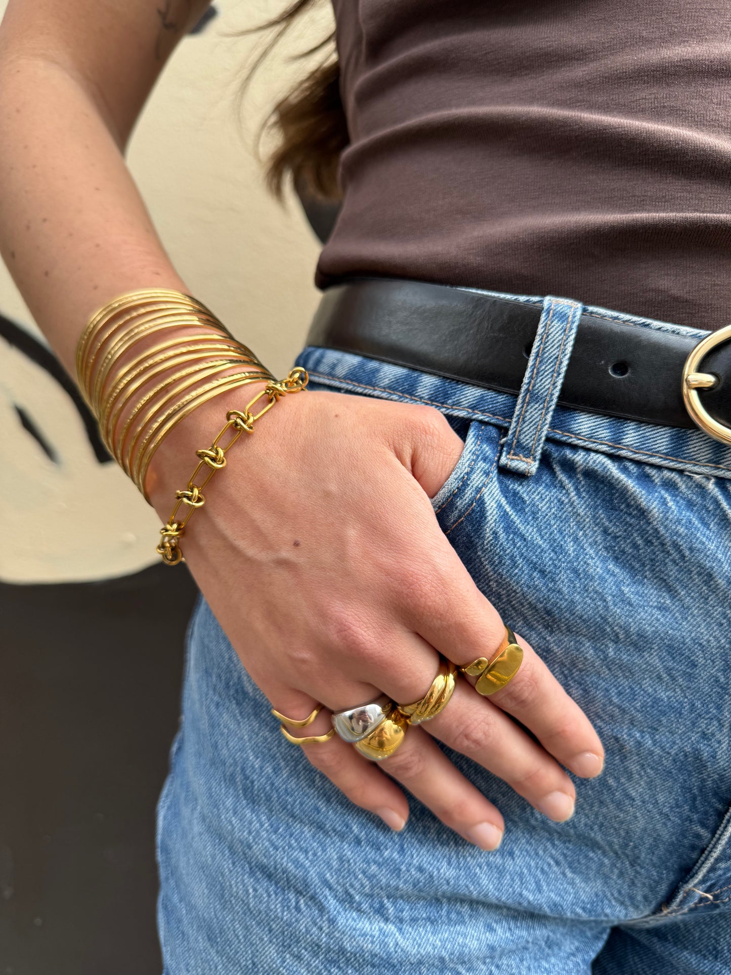Triple Ring in Gold