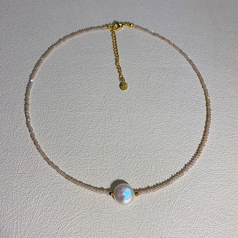 Abstract Pearl Necklace