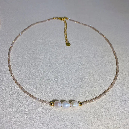 Triple Pearl Necklace